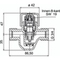 Regulating valve Series: 134 0G Type: 2422K Dynamic Bronze KIWA External thread (BSPP)
